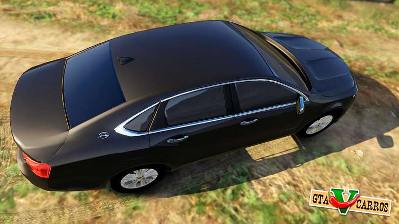 Chevrolet Impala 2015 for GTA 5 top view