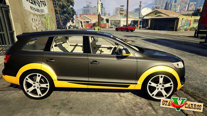 2009 Audi Q7 AS7 ABT for GTA 5 side view