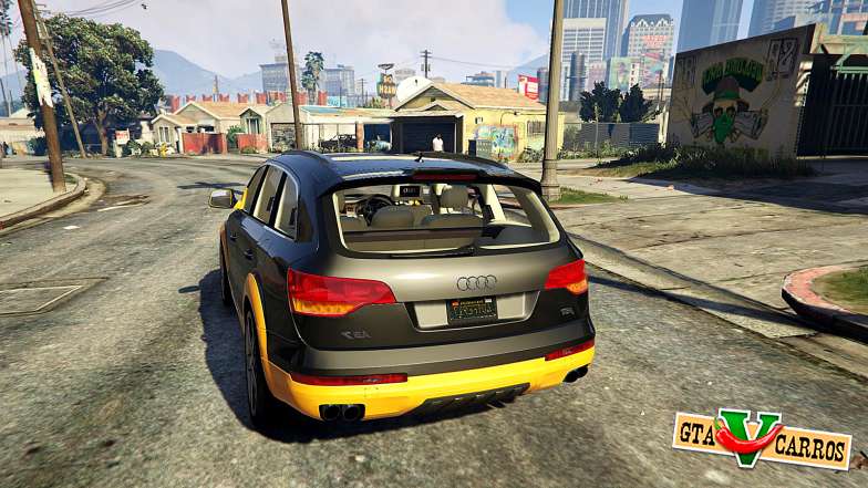 2009 Audi Q7 AS7 ABT for GTA 5 back view