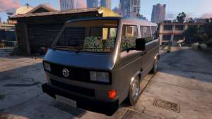 Volkswagen Caravelle T3 (1983) for GTA 5 front view