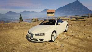 Alfa Romeo Spider 939 (Brera) for GTA 5 front view