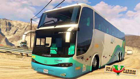 Marcopolo Paradiso G6 1550LD for GTA 5 front view