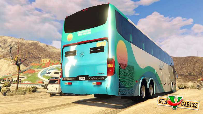 Marcopolo Paradiso G6 1550LD for GTA 5 back view