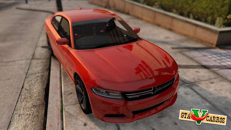 Dodge Charger Hellcat for GTA 5 front view