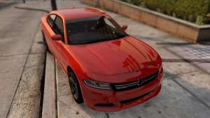 Dodge Charger Hellcat for GTA 5 front view