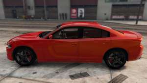 Dodge Charger Hellcat for GTA 5 side view