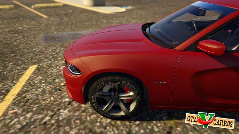 Dodge Charger Hellcat for GTA 5 wheels