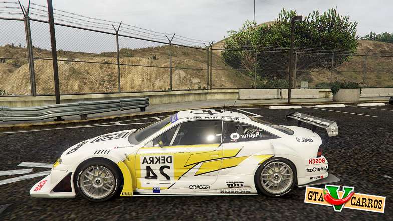 Opel Calibra DTM for GTA 5 side view