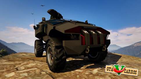 Punisher Black Armed Version for GTA 5 front view