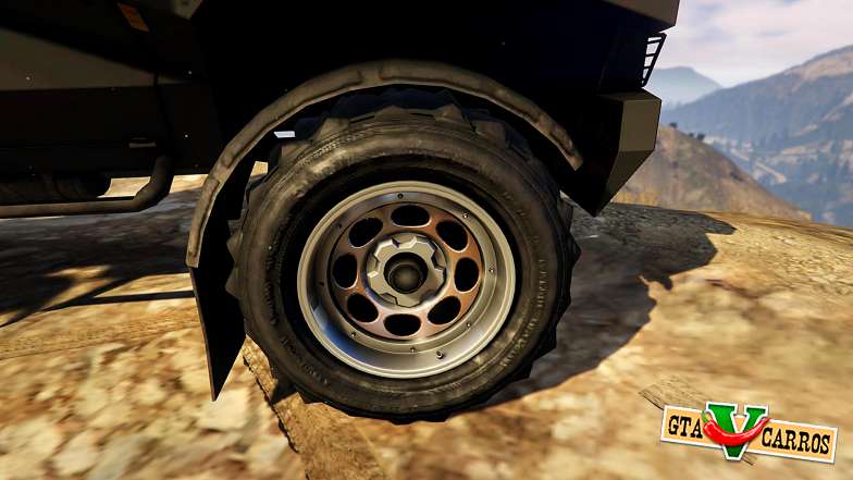 Punisher Black Armed Version for GTA 5 wheels