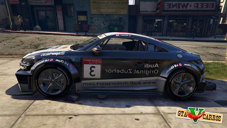 Audi TT cup 2015 for GTA 5 side view