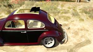 Volkswagen Beetle for GTA 5 the trunk