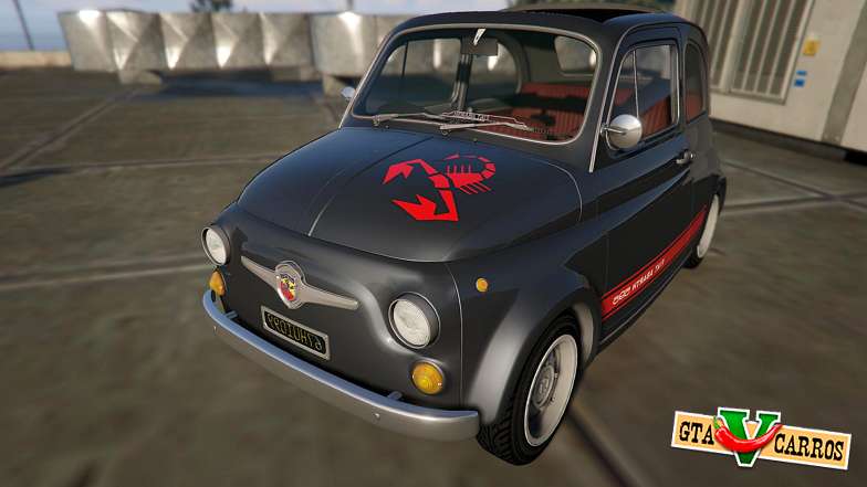 Fiat Abarth 595ss Street ver for GTA 5 front view