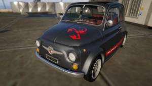 Fiat Abarth 595ss Street ver for GTA 5 front view