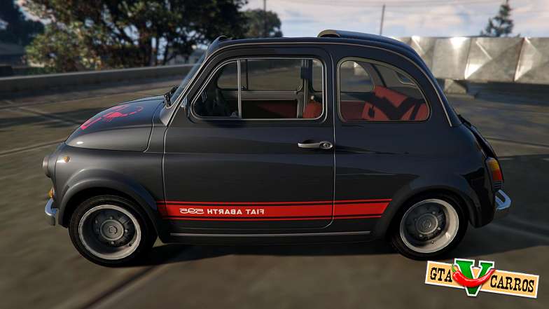 Fiat Abarth 595ss Street ver for GTA 5 side view