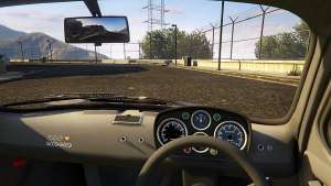 Fiat Abarth 595ss Street ver for GTA 5 interior