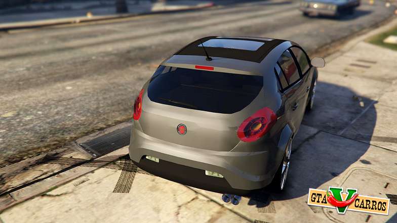 Fiat Bravo 2011 for GTA 5 rear view