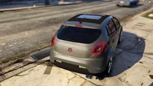 Fiat Bravo 2011 for GTA 5 rear view