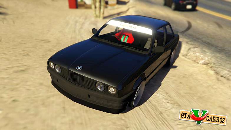 BMW E30 Drift for GTA 5 front view