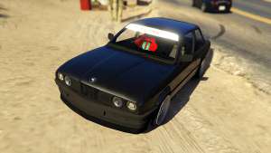 BMW E30 Drift for GTA 5 front view