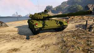 Tank T-72 for GTA 5 exterior