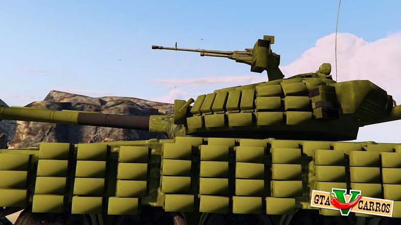 Tank T-72 for GTA 5 armor