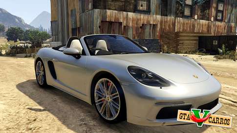 Porsche 718 Boxster S for GTA 5 front view