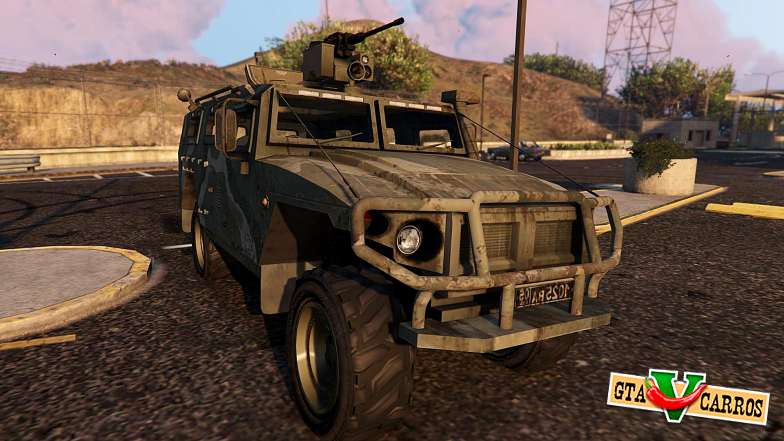 GAZ Tiger for GTA 5 front view