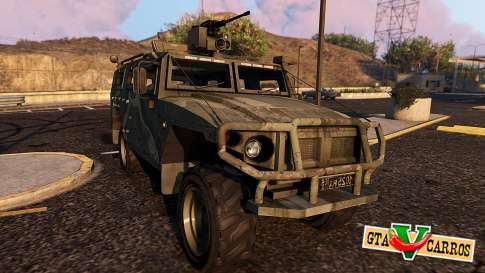 GAZ Tiger for GTA 5 front view