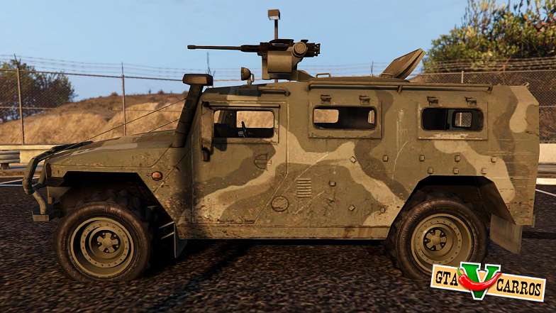 GAZ Tiger for GTA 5 side view