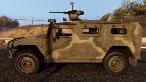 GAZ Tiger for GTA 5 side view