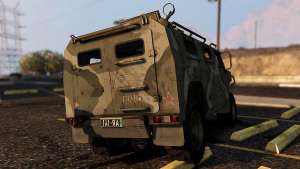 GAZ Tiger for GTA 5 rear view