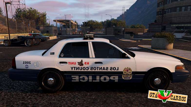 Marked K-9 Unit 2011 for GTA 5 side view