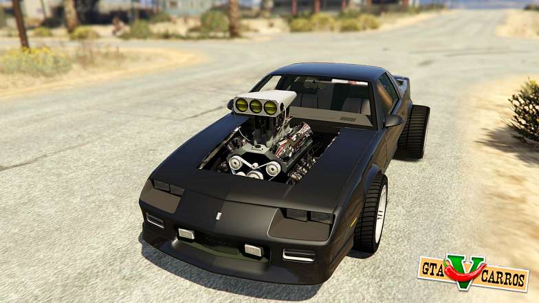 IROC-Z Big V8 Drag Car для GTA 5 вид спереди