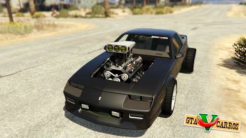 IROC-Z Big V8 Drag Car для GTA 5 вид спереди