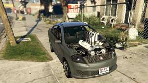 Asea V8 Mod for GTA 5 front view