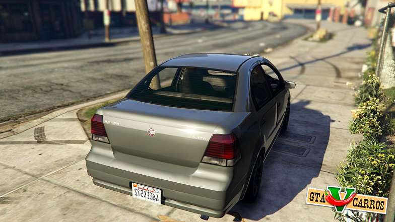 Asea V8 Mod for GTA 5 rear view