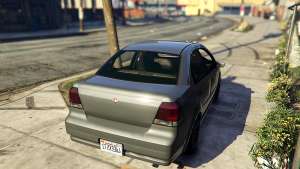 Asea V8 Mod for GTA 5 rear view