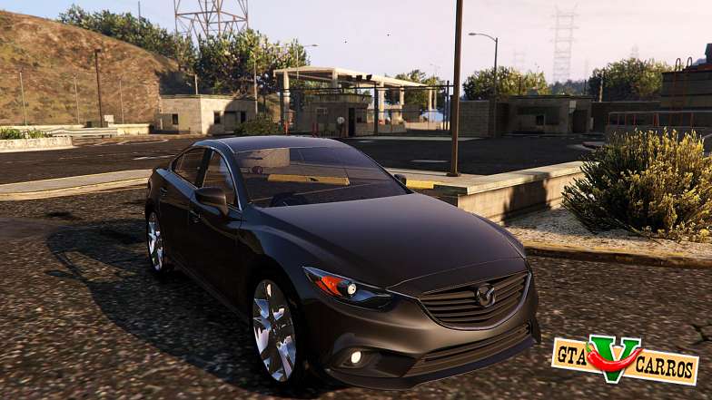 Mazda 6 2016 for GTA 5 front view