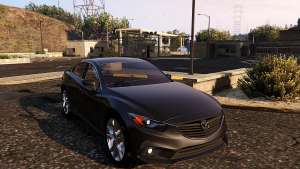 Mazda 6 2016 for GTA 5 front view