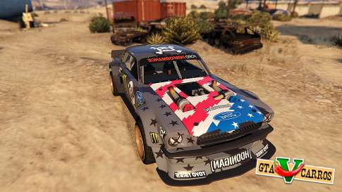 Ford Mustang RTR Hoonicorn V2 1965 for GTA 5 front view