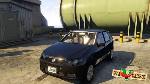Fiat Palio Way Brasil 2015 for GTA 5 front view