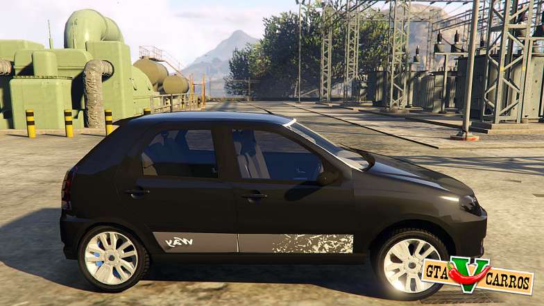 Fiat Palio Way Brasil 2015 for GTA 5 side view