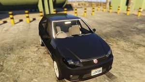 Fiat Palio Way Brasil 2015 for GTA 5 front