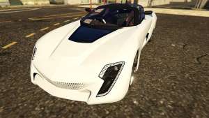 Italy Bertone Mantide 2010 for GTA 5 front view