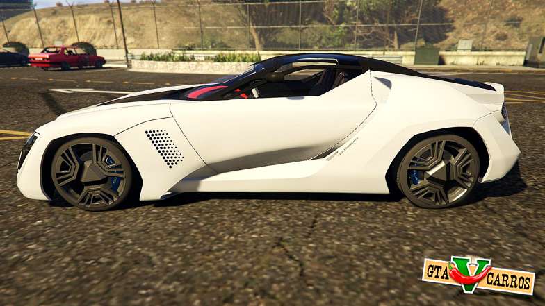 Italy Bertone Mantide 2010 for GTA 5 side view