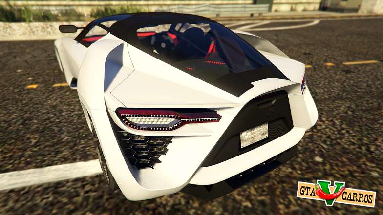 Italy Bertone Mantide 2010 for GTA 5 rear view