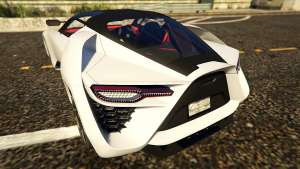 Italy Bertone Mantide 2010 for GTA 5 rear view