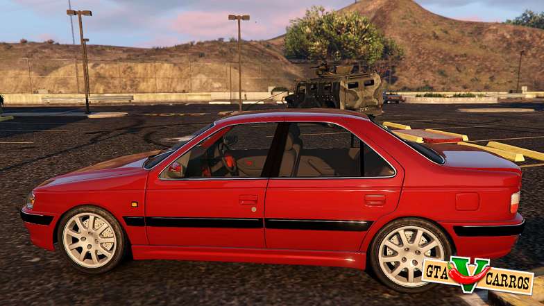 Peugeot Pars for GTA 5 side view