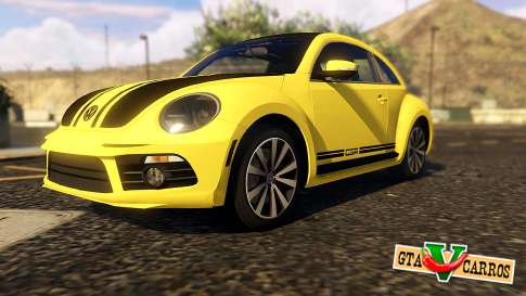 Limited Edition VW Beetle GSR 2012 for GTA 5 front view